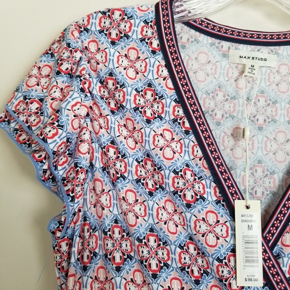 Max Studio V-Neck Maxi Dress Medium NWT - Picture 3 of 8